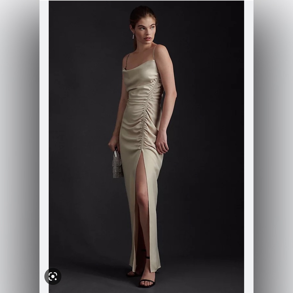 BHLDN Satin Charmeuse Dress